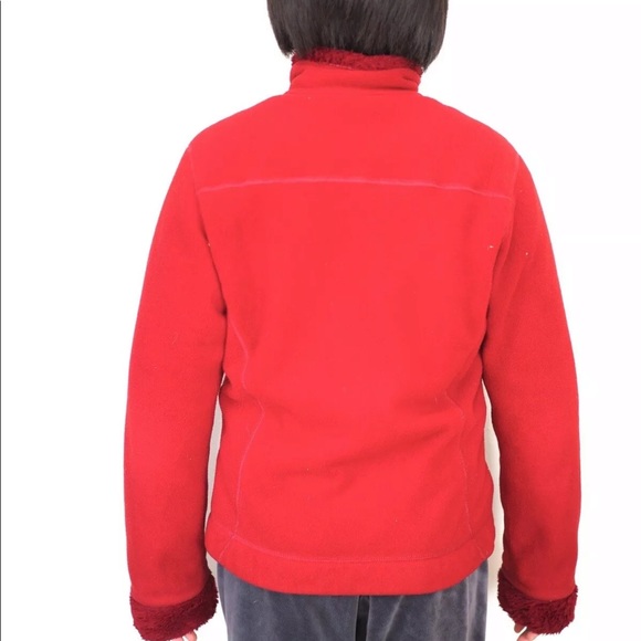 Patagonia Red Reversible Fleece Jacket Sz XS - Picture 8 of 12